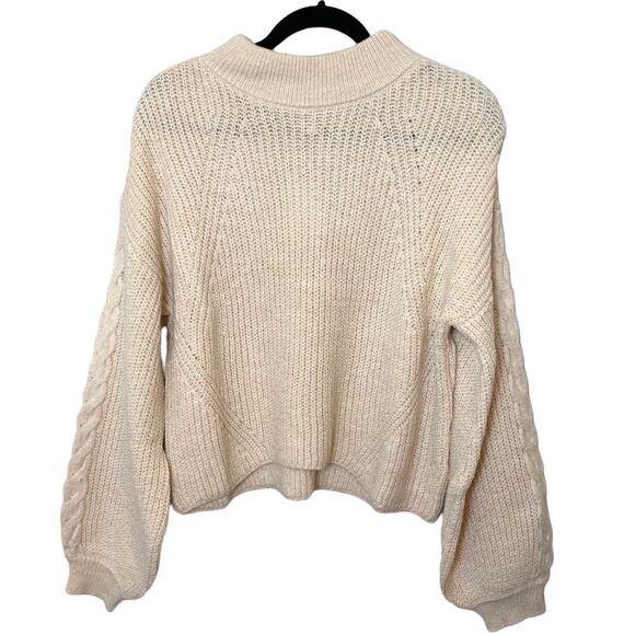 Nwt BP Cable Knit Balloon Sleeve Sweater - Picture 3 of 14